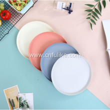 Bamboo Round Plates Plastic Plate Wholesale